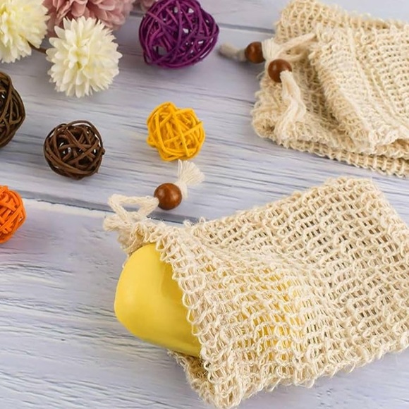 Multipurpose Sisal Soap Pouch - bathing, hand washing, showering, Save soap bits - Picture 2 of 8